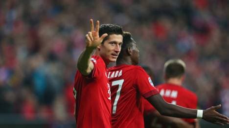 Robert Lewandowski schnürt gegen Dinamo Zagreb einen Dreierpack