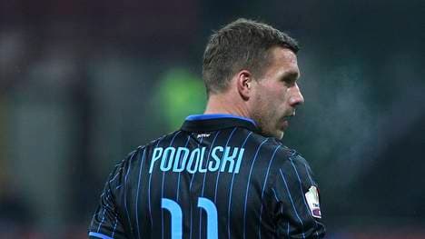 Lukas Podolski im Trikot von Inter Mailand