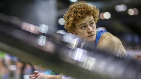 Shawn Barber beim Leichtathletik-Meeting im Februar 2018 in Düsseldorf