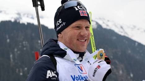 Biathlon-Star Dale-Skjevdal freut sich auf Nachwuchs. 