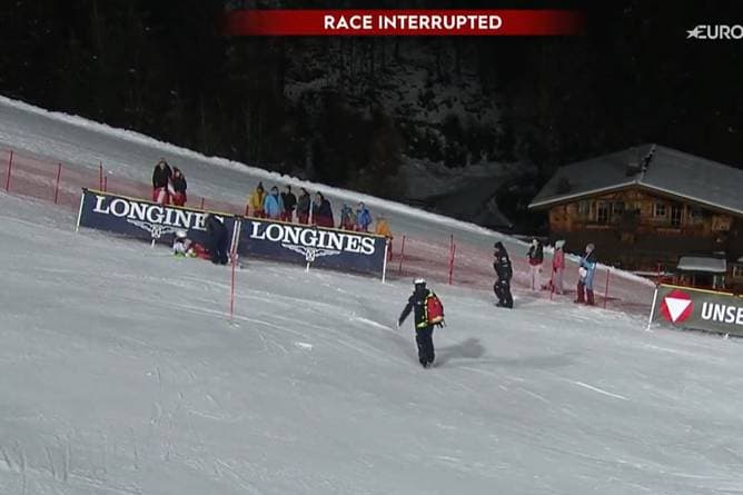 Sturz bei Nachtslalom: "Das hat jetzt grausam ausgeschaut!"