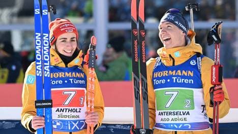 Justus Strelow (r.) lässt für das Single Mixed mit Vanessa Voigt das Einzel der Männer sausen