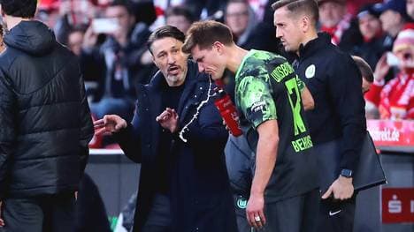 Kevin Behrens mit Ex-Trainer Niko Kovac