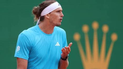 Alexander Zverev ist in Monte Carlo gegen Jannik Sinner gefordert