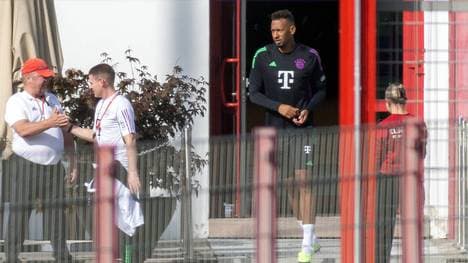 Jérôme Boateng hat am Sonntag am Training des FC Bayern teilgenommen