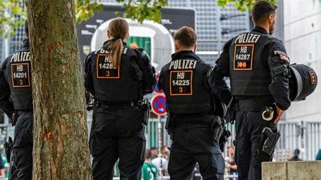 Die Polizei im Einsatz
