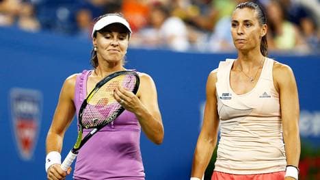 Martina Hingis und Flavia Pennetta