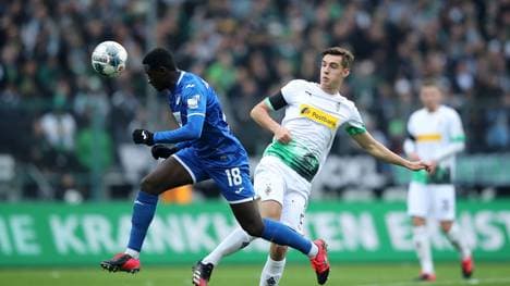 Hoffenheim sichert sich spät einen Zähler bei Gladbach