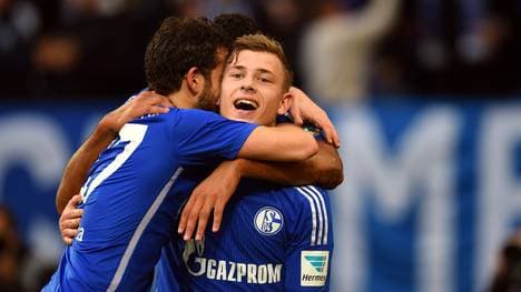 Bundesliga-Schalke 04-1899 Hoffenheim-Max Meyer-Tranquilo Barnetta