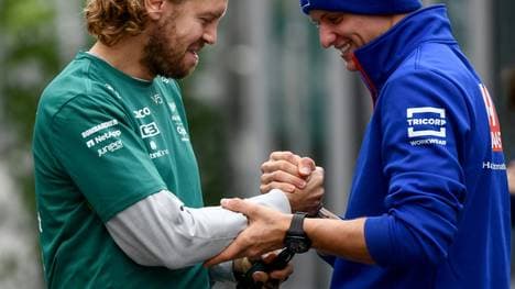 Vettel und Schumacher traten gemeinsam an