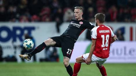 Marius Wolf (l.) wechselte von Hannover 96 zu Eintracht Frankfurt