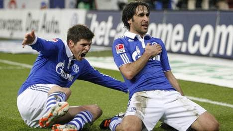 Klaas-Jan Huntelaar (links) und Raúl haben zusammen häufig gejubelt