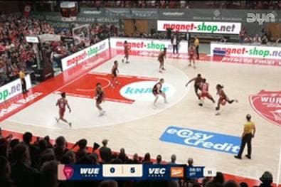 Spiel Highlights zu Fitness First Würzburg Baskets - RASTA Vechta