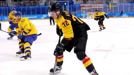 Dominik Kahun trifft mit dem DEB-Team bei der Eishockey-WM zum Auftakt auf Schweden