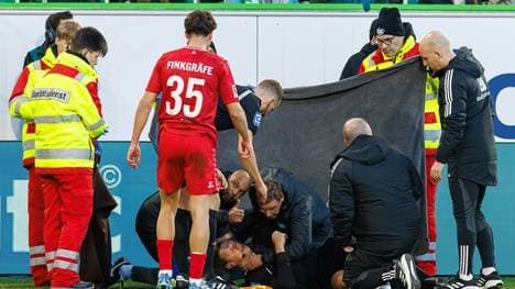 Siewer wurde vom Ball heftig am Kopf getroffen