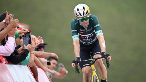 Wout van Aert erlitt eine tiefe Wunde im Knie