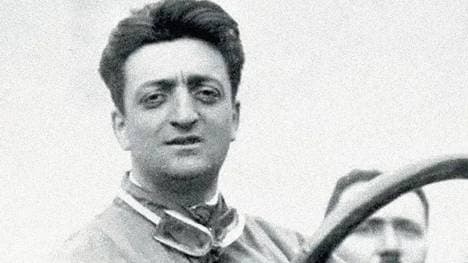 Der junge Enzo Ferrari in den zwanziger Jahren