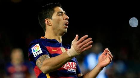 Luis Suarez fehlt dem FC Barcelona für zwei Pokal-Spiele