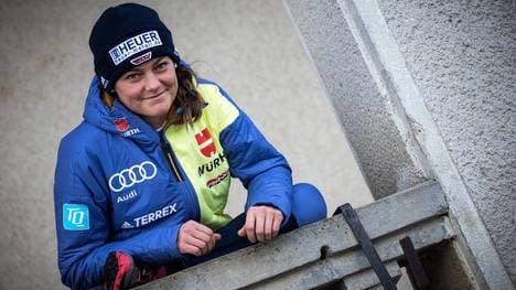 Carina Vogt wurde 2014 in Russland Olympiasiegerin