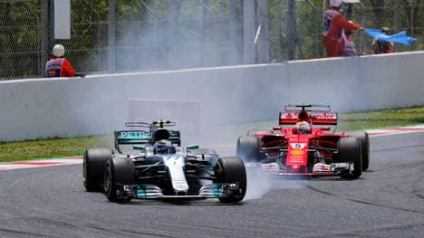 Valtteri Bottas hielt Sebastian Vettel einige Zeit lang auf