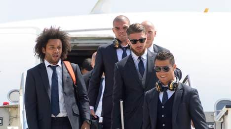 Real Madrid Arrival - UEFA Champions League Final