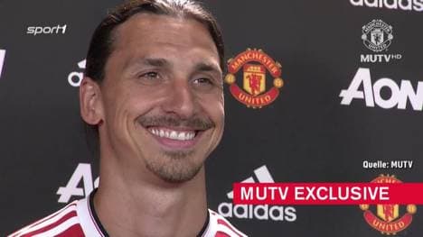 Zlatan Ibrahimovic beim ersten Interview