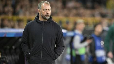 Hansi Flick war nach dem Spiel in Brügge bedient