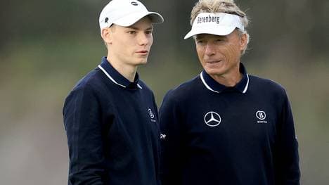 Bernhard Langer siegte mit seinem Sohn Jason