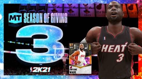 Der Hauptpreis der momentanen MyTeam-Season: Galaxie Opal Dwyane Wade