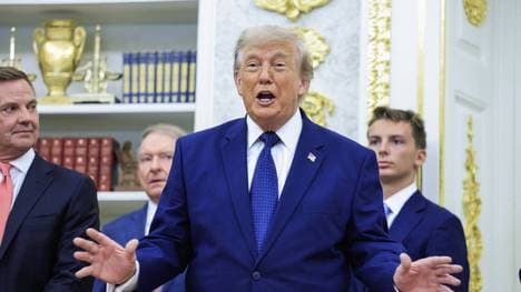 Donald Trump bewertete die Rote Karte für Balogun als "unfair"