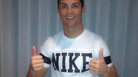 Happy, dass so viele an ihn gedacht haben: Cristiano Ronaldo.