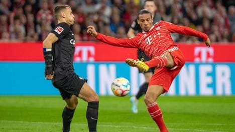 Leroy Sané erzielte das 3:0 für den FC Bayern gegen den SC Freiburg