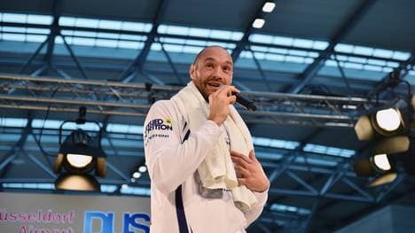 Tyson Fury sang für Wladimir Klitschko