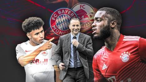 Jean-Pierre Papin (M.) ist für die Münchner Auseinandersetzung mit Salzburg sehr zuversichtlich