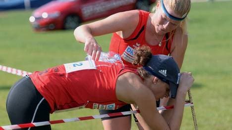 Lena Schöneborn und Annika Schleu haben eine Medaille klar verpasst