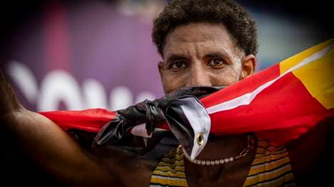 Amanal Petros' Bestleistung im Marathon liegt bei 2:04:58 Stunden