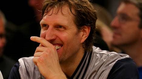 Dirk Nowitzki kommentierte sein Missgeschick wie gewohnt selbstironisch
