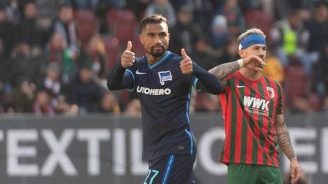 Kevin-Prince Boateng schaffte mit Hertha BSC einen Befreiungsschlag gegen den FC Augsburg