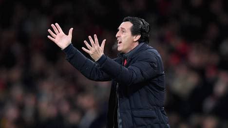 Unai Emery zog beim Spiel in Brighton den Zorn der Heimfans auf sich