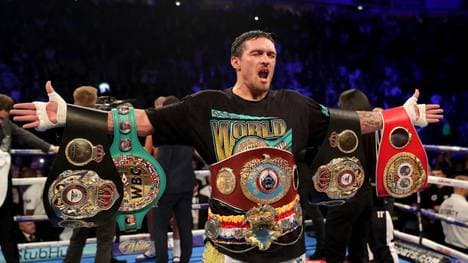 Oleksandr Usyk ist auch Cruisergewichts-Weltmeister der WBO