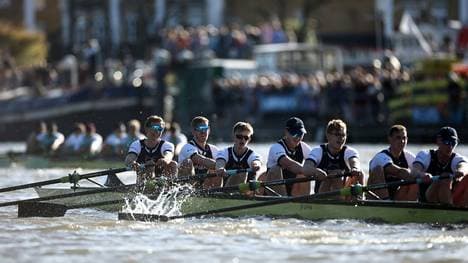 Die Boote beim Boat Race im Vorjahr