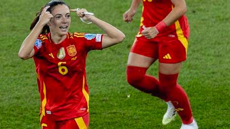Aitana Bonmatí erzielte den Siegtreffer gegen Deutschland