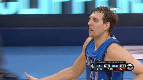 Dirk Nowitzki erzielte in Spiel fünf 24 Punkte