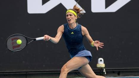 Andrea Petkovic ließ in  Melbourne gleich zwei Matchbälle aus