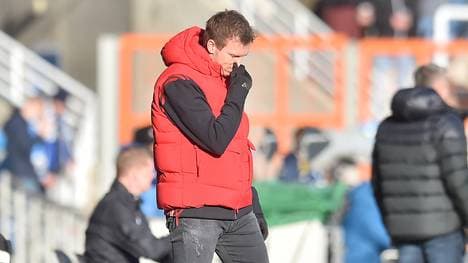 Julian Nagelsmann war nach der Pleite angefressen