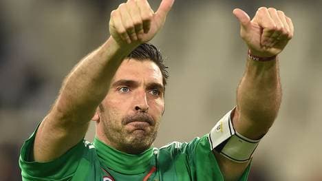 Gianluigi Buffon hielt seinen Kasten auch gegen Sassuolo Calcio sauber