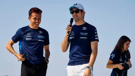 Nicholas Latifi (r.) zusammen mit seinem Teamkollegen Alexander Albon