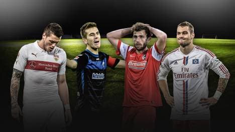 Die Schlüsselspieler der vier Abstiegskandidaten
