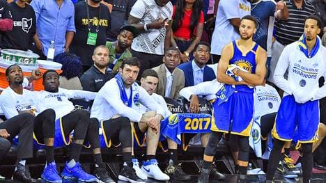 Bank der Golden State Warriors in den NBA-Finals