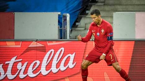 Cristiano Ronaldo feiert sein 101. Länderspieltor